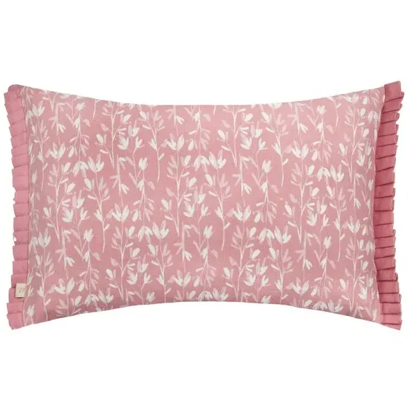 Rectangular Cushion with Floral Print - Petal, Cotton image