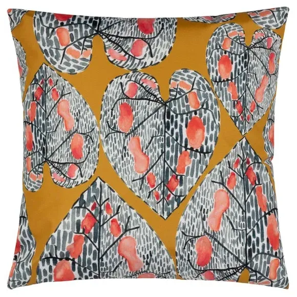 Outdoor Cushion with Zip Closure - Saffron