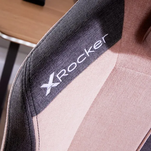 Gaming Chair with 4D Armrests - Pink, Fabric