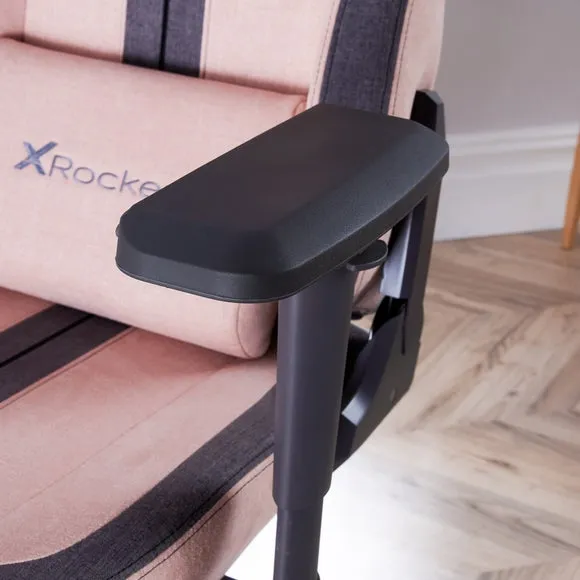 Gaming Chair with 4D Armrests - Pink, Fabric