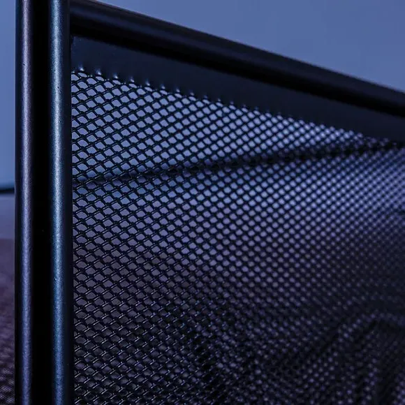 High Sleeper Bed with Desk - Black, Metal