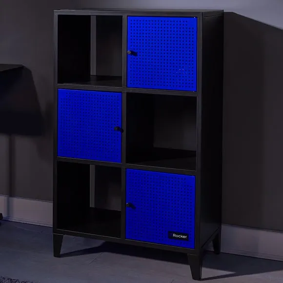 Tall 6 Cube Storage Unit - Blue