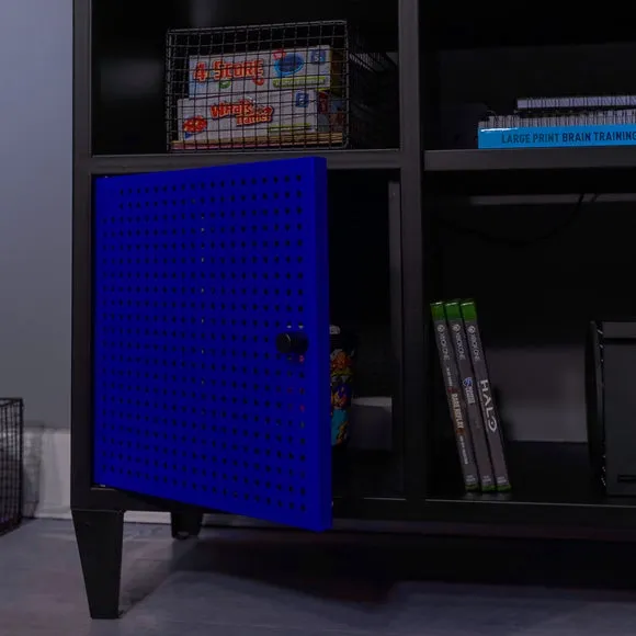 TV Unit with Gaming Storage - Blue