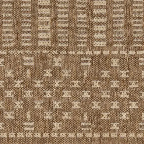 Indoor Outdoor Rug Jute Effect - Natural, Polyester