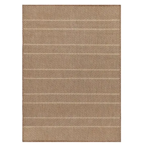 Indoor Outdoor Rug Jute Effect - Natural