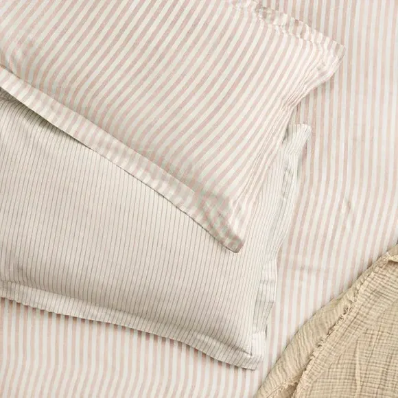 Oxford Pillowcase Pair - Blush, Cotton image