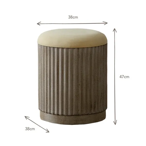 Storage Footstool with Lift Top - Eucalyptus
