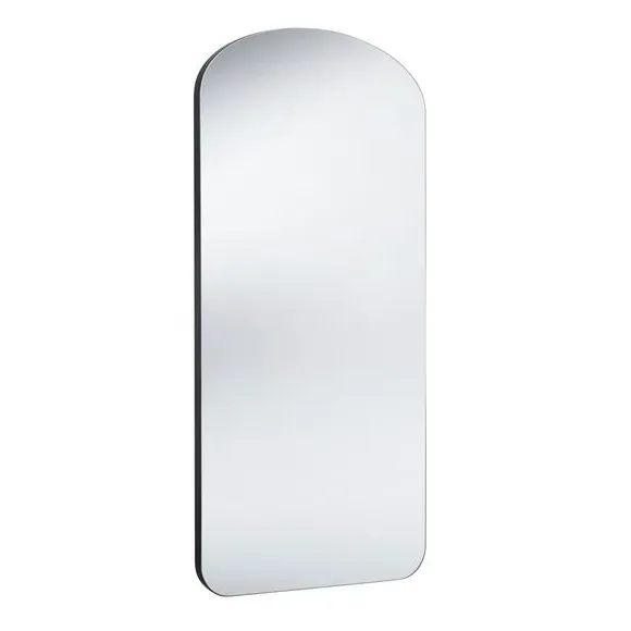 Arched Full Length Wall Mirror - Black, Wood
