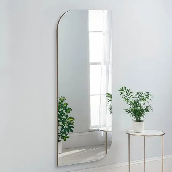 Full Length Wall Mirror - Gold