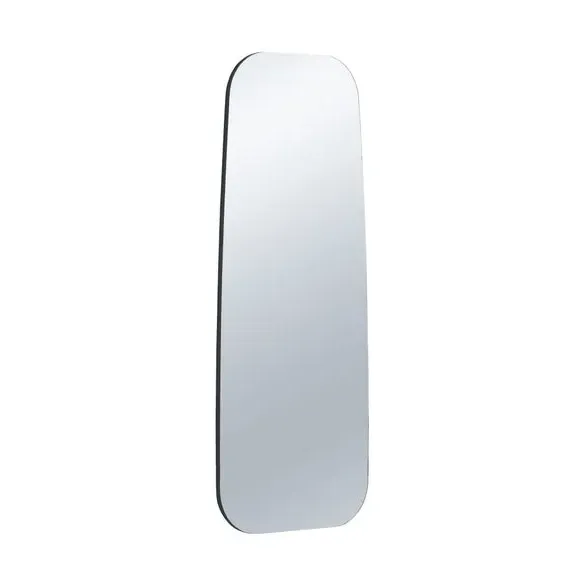 Narrow Full Length Wall Mirror - Black, Pebble