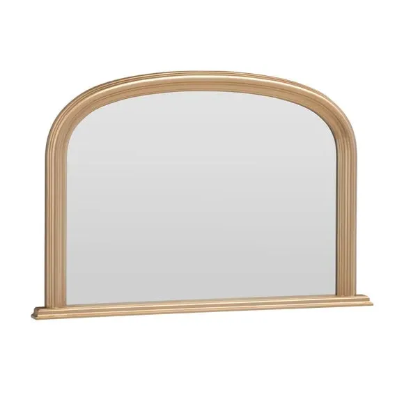 Overmantle Wall Mirror - Gold, Wood