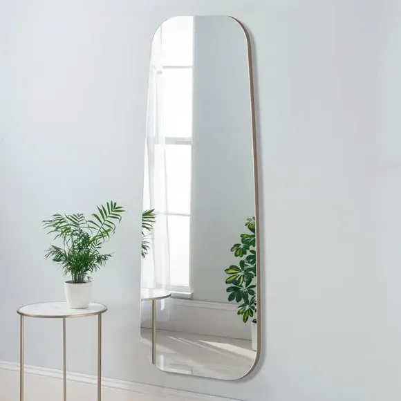 Pebble Full Length Wall Mirror - Gold