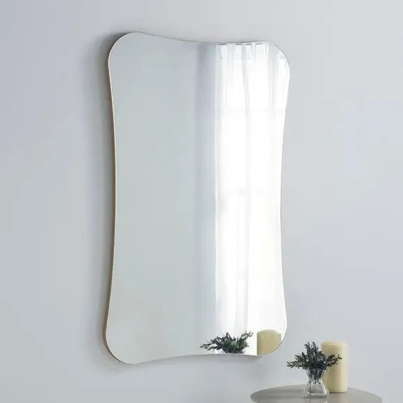 Pebble Wall Mirror - Gold image