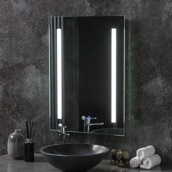Rectangle LED Wall Mirror - Clear image