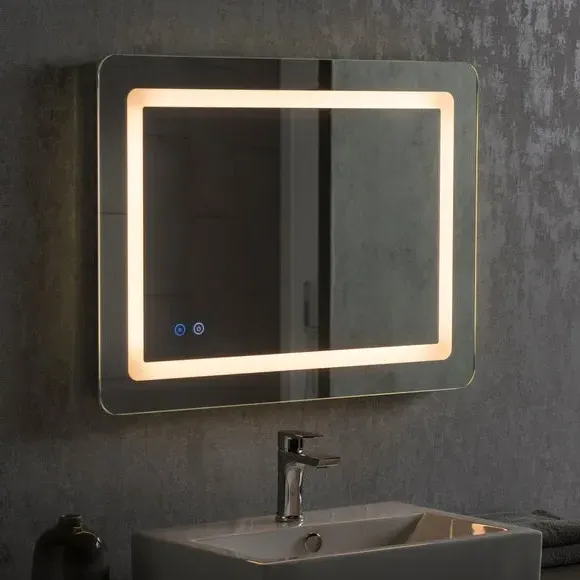 Rectangle LED Wall Mirror - Clear