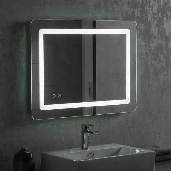 Rectangle LED Wall Mirror - Clear image