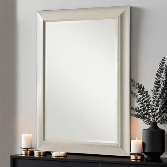 Rectangle Wall Mirror Scooped - Champagne image