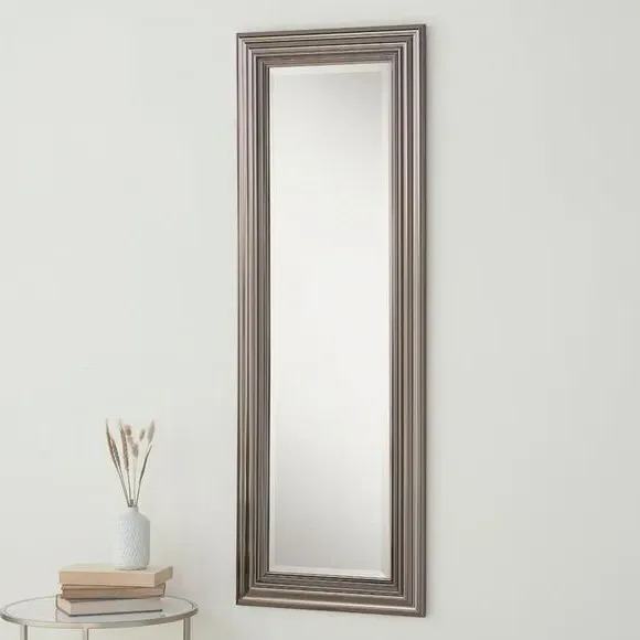 Traditional Framed Wall Mirror - Chrome