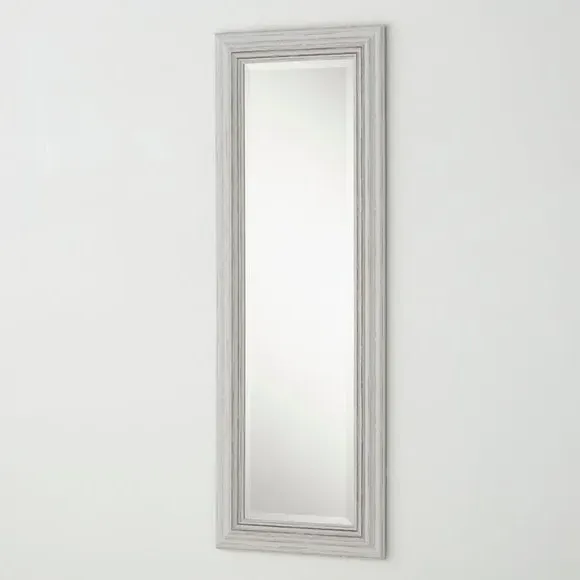 Traditional Framed Wall Mirror - White