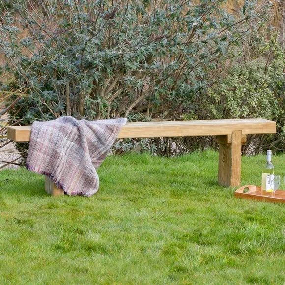 Garden Bench - Natural, Softwood