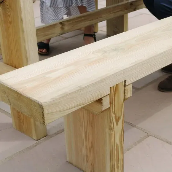 Garden Bench - Natural, Softwood