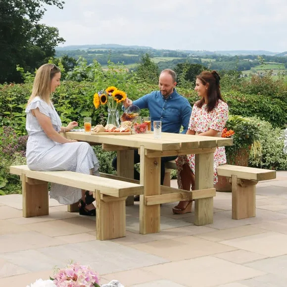 Garden Bench - Natural, Softwood