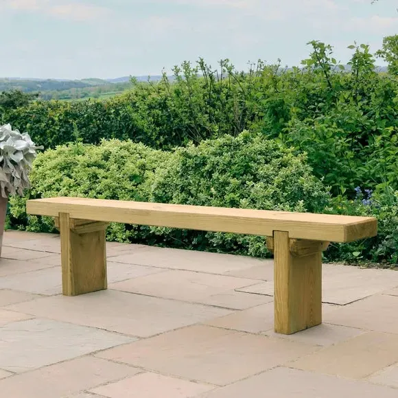 Garden Bench - Natural, Softwood image