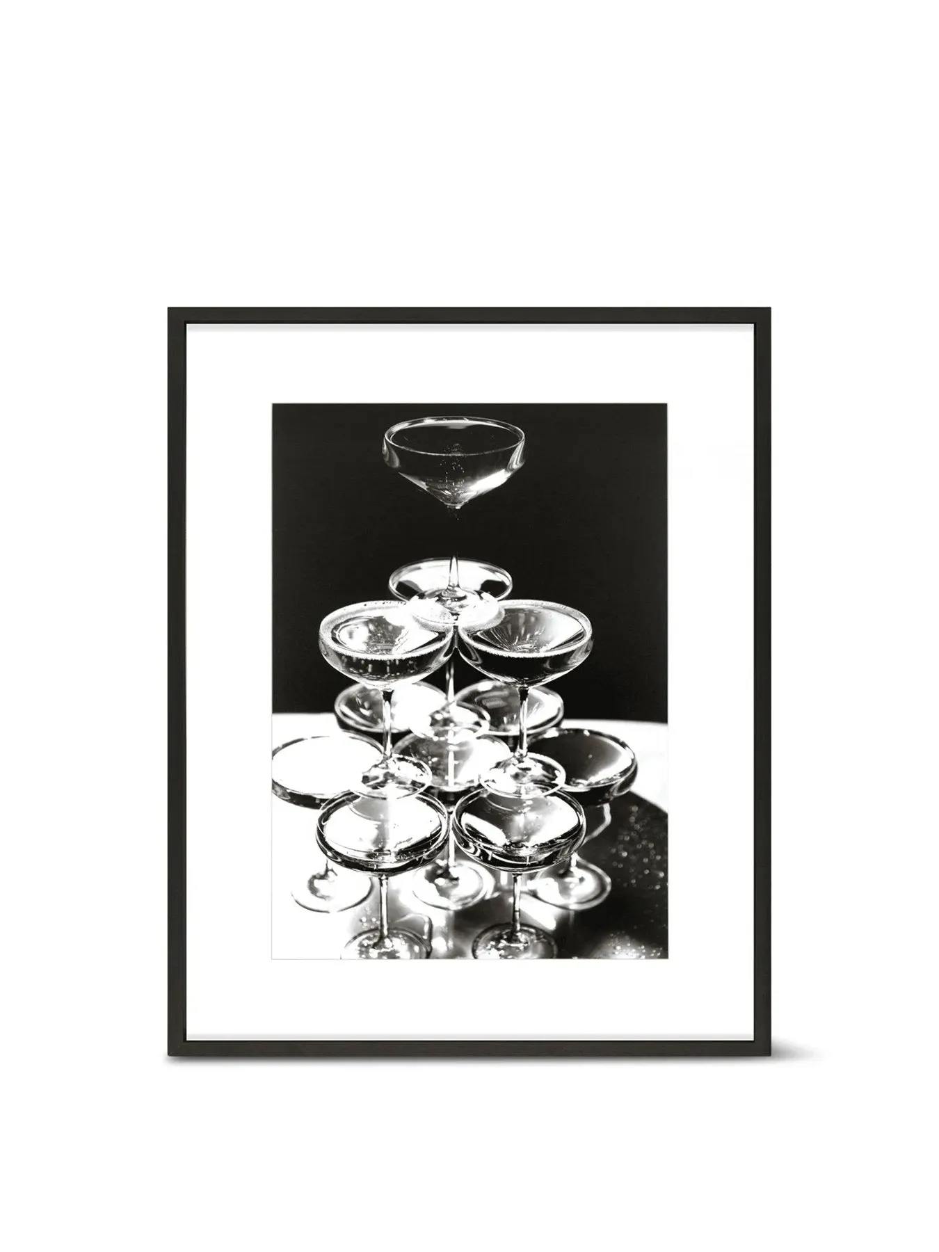 Framed Print Champagne Tower - Multi-Color image
