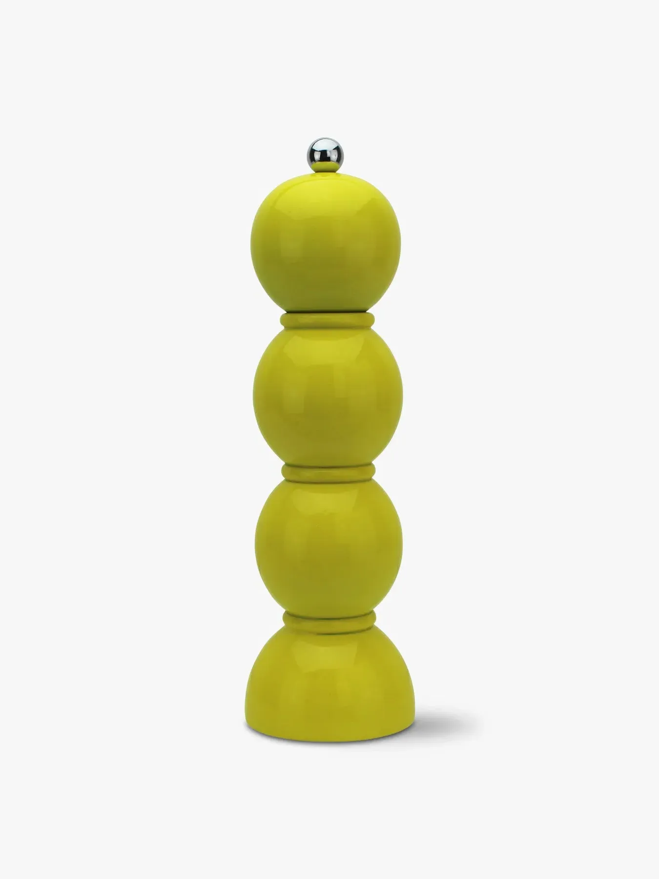Salt and Pepper Grinder Set - Yellow, Lacquered image