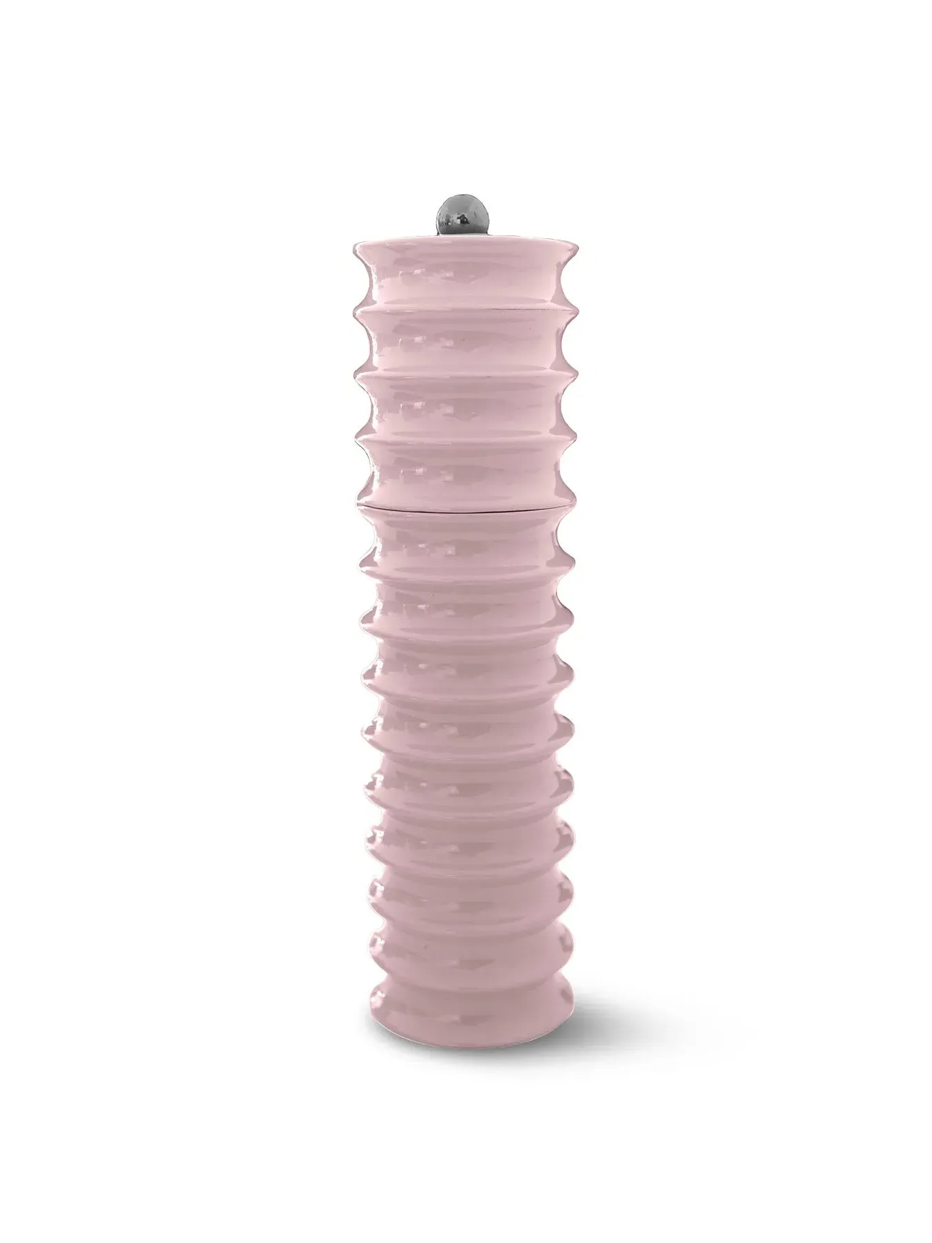 Twister Salt Pepper Mill Set - Pale Pink, Wood image