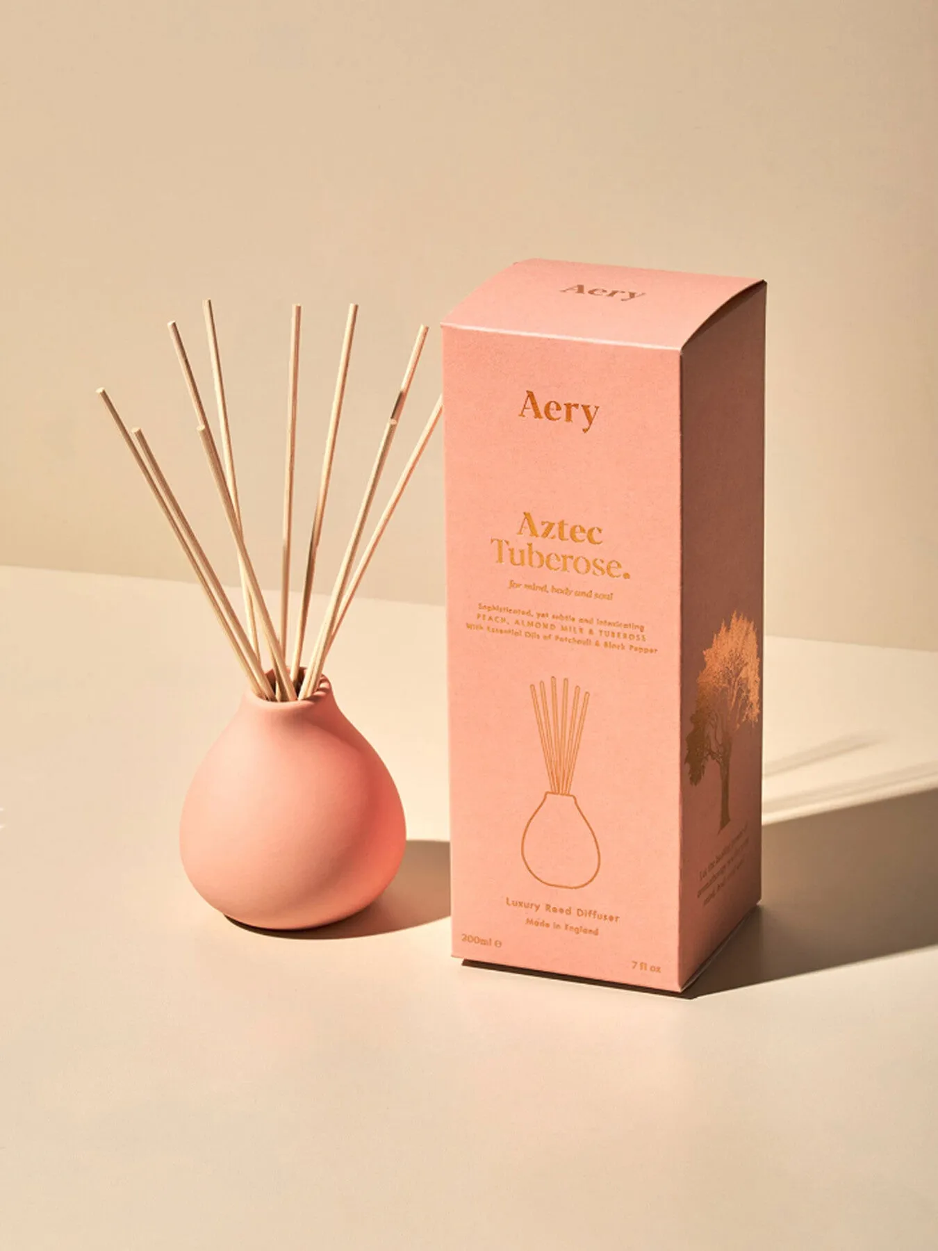 200ml Reed Diffuser - Pink, Clay