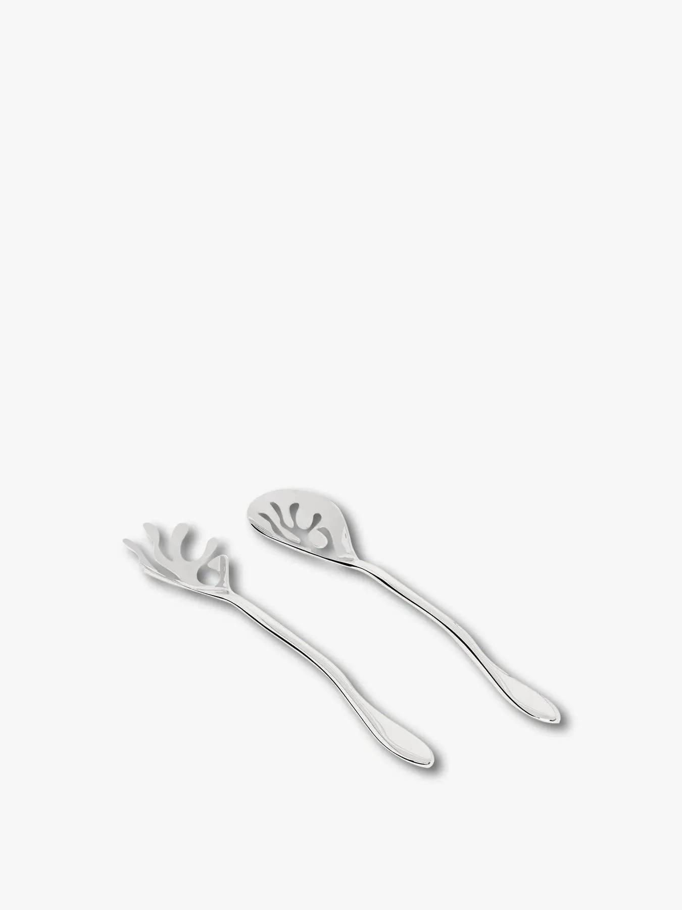 Salad Server Set - Stainless Steel image