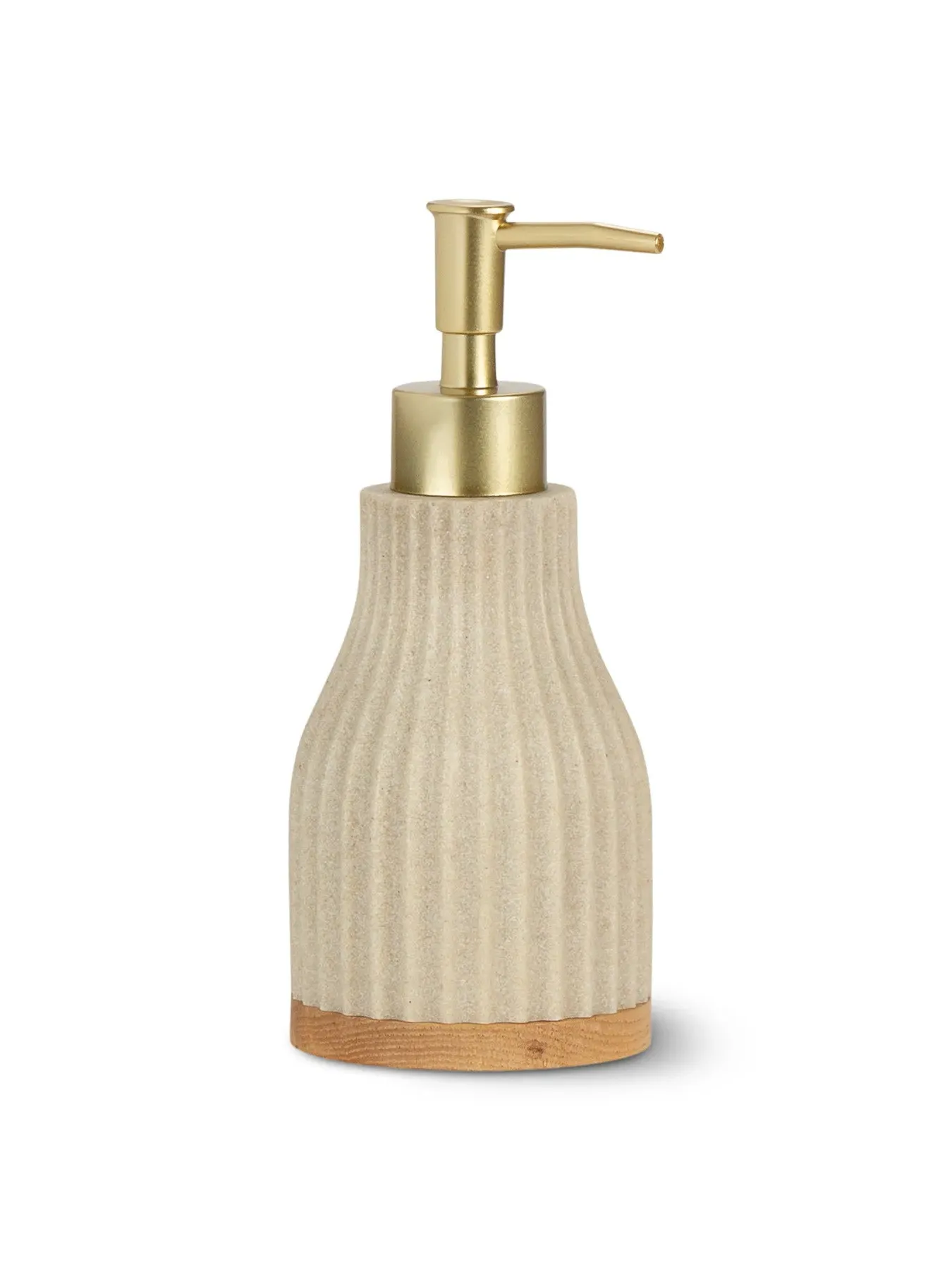 Bathroom Soap Dispenser - Beige, Resin image