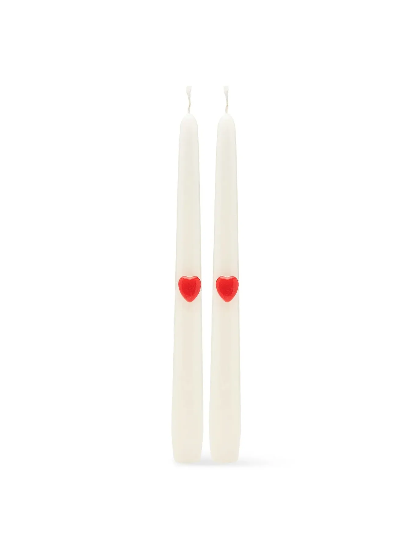 3D Romance Candle Set - White, Wax image