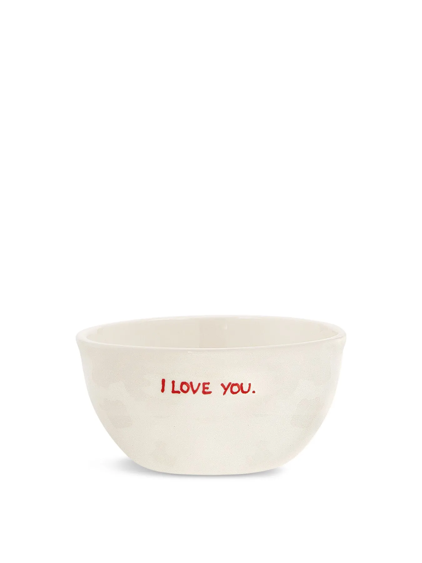 Breakfast Bowl with Love Message - Ceramic image