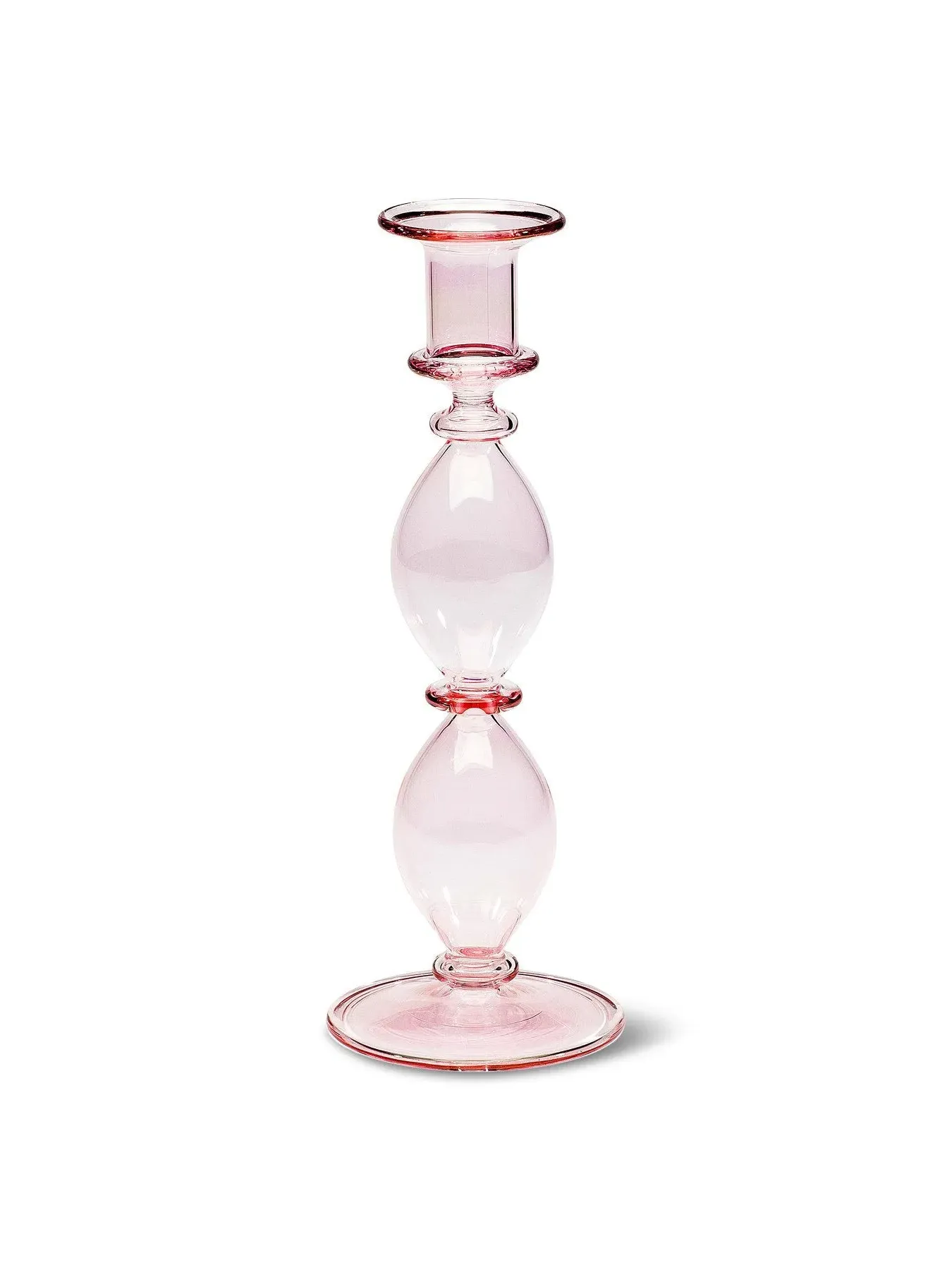 Olympia Glass Candle Holder - Clear Glass image
