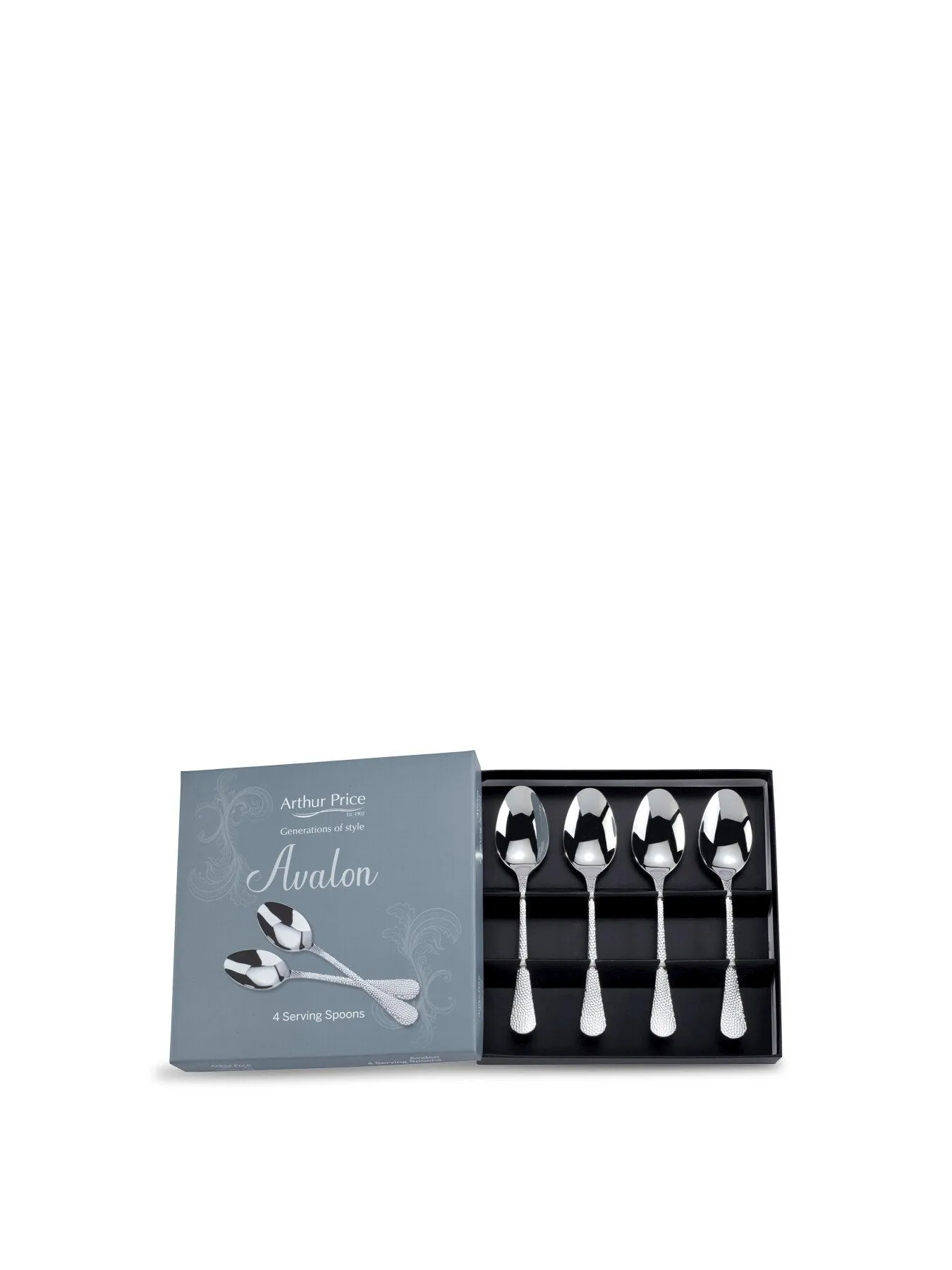 4-Piece Serving Spoon Set - Steel image
