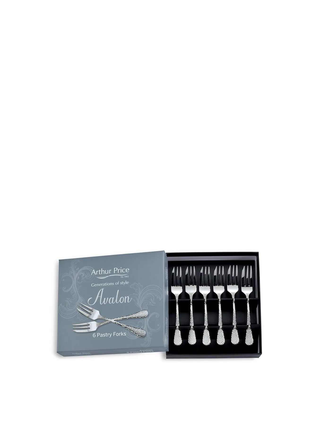 6-Piece Pastry Fork Set - Stainless Steel image