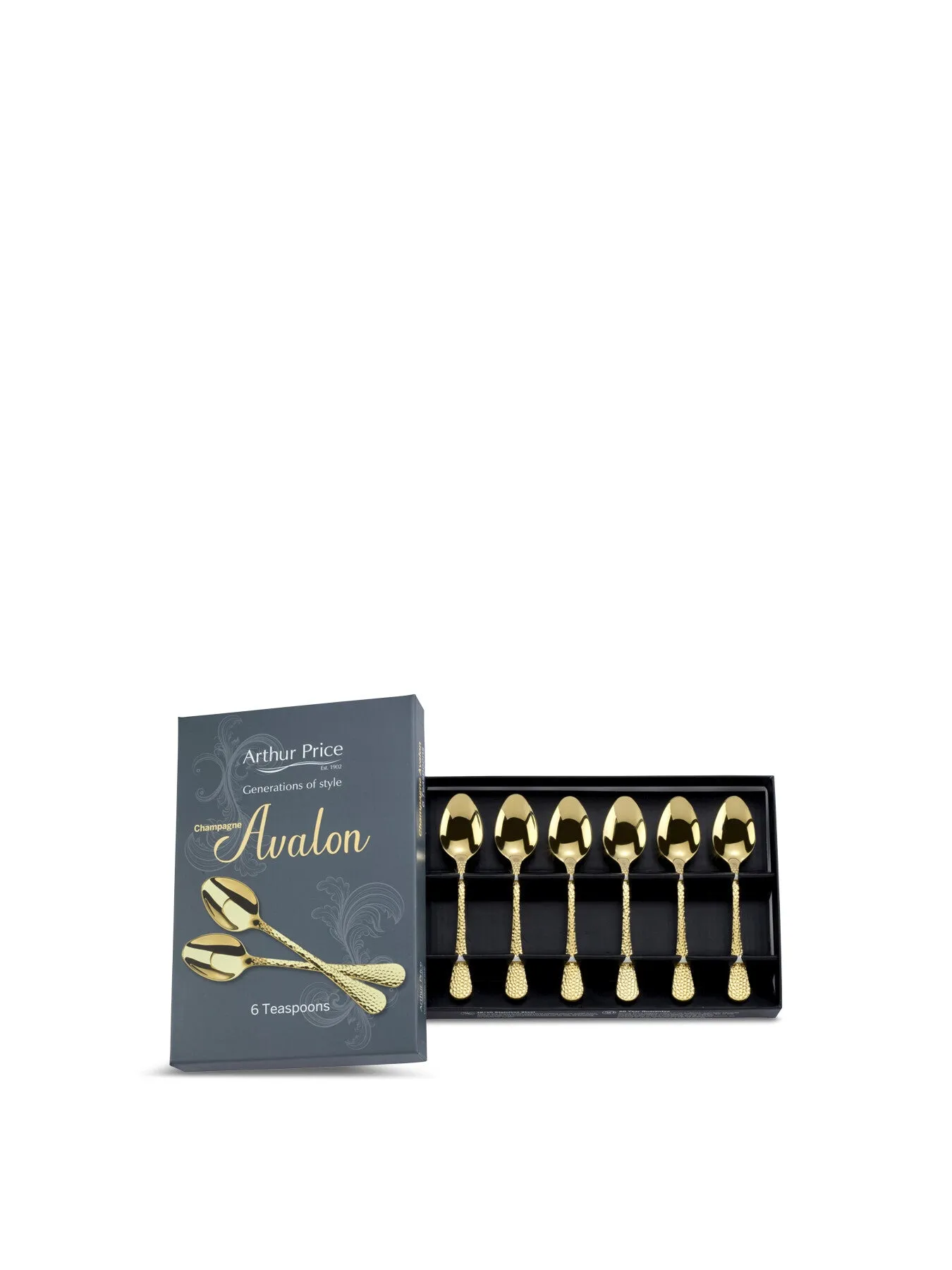 6-Piece Teaspoon Set - Champagne, Stainless Steel image