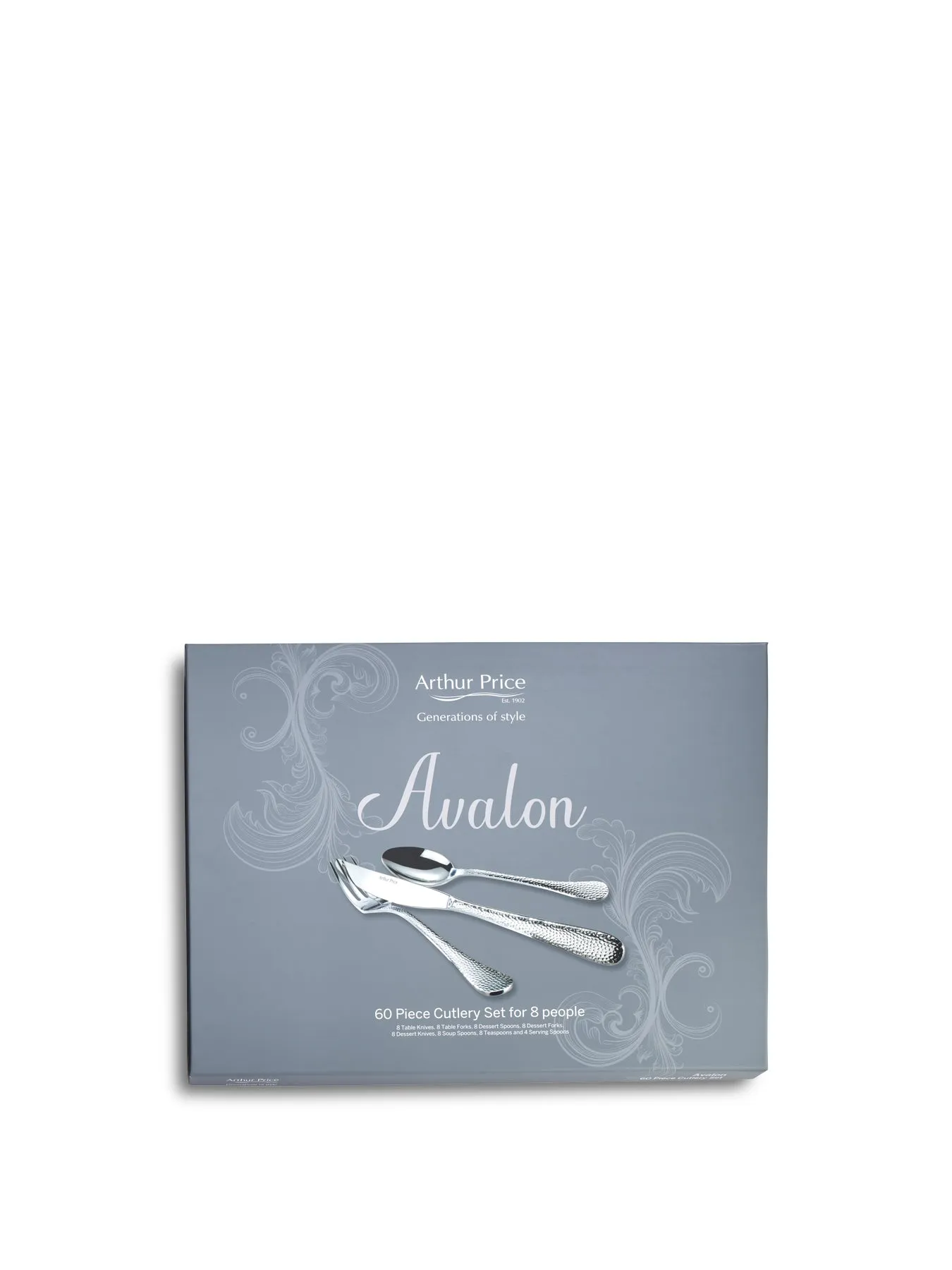 60-Piece Cutlery Set - Silver