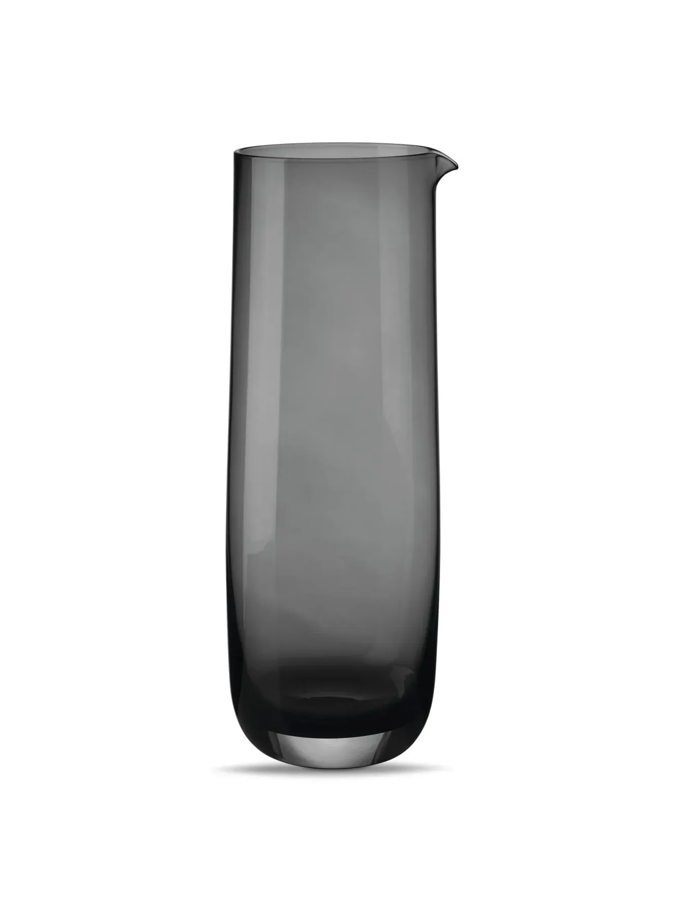 1.2L Glass Carafe with Rounded Design - Grey image