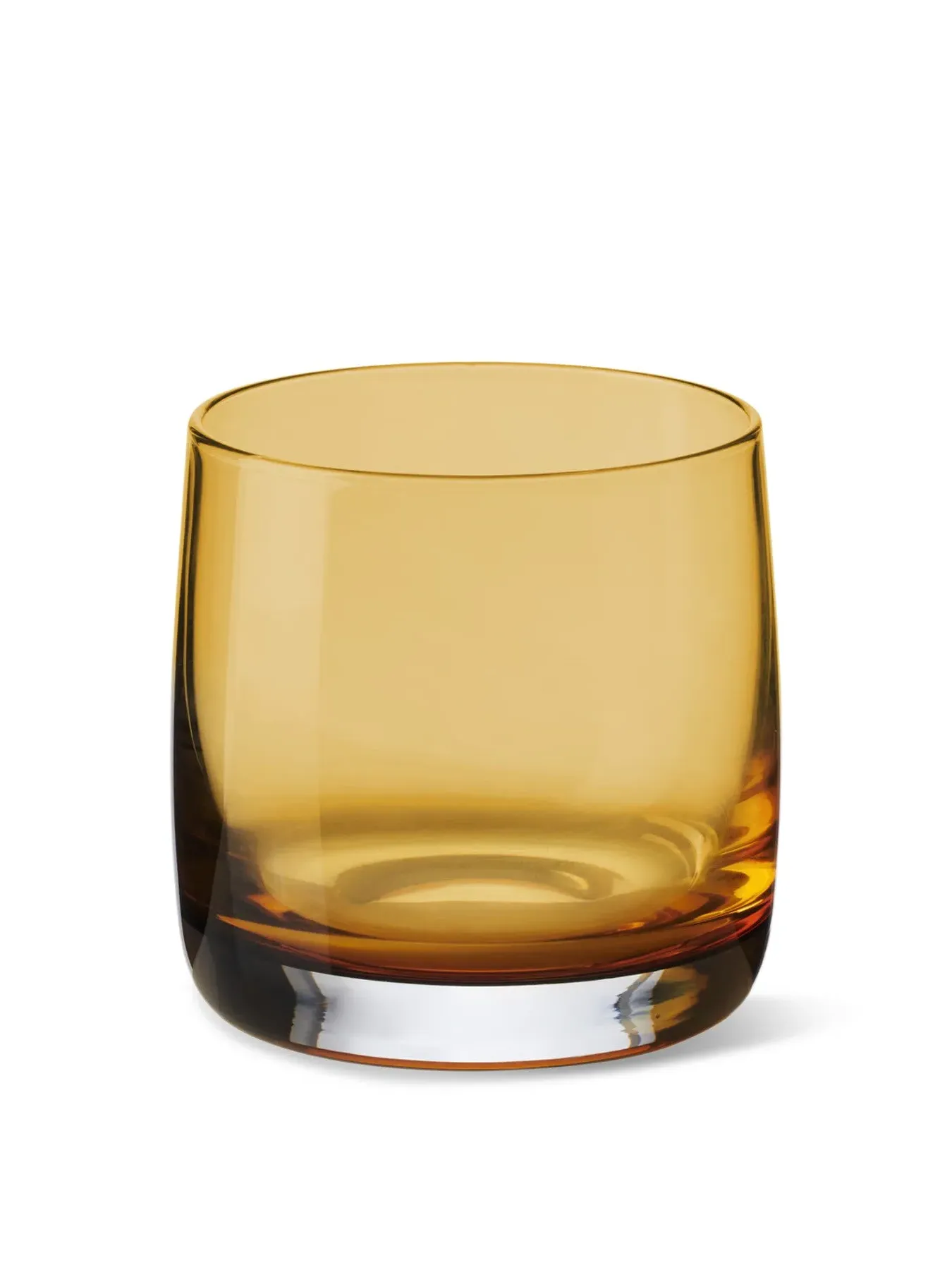 200ml Tumbler Glass - Amber, Clear Glass image