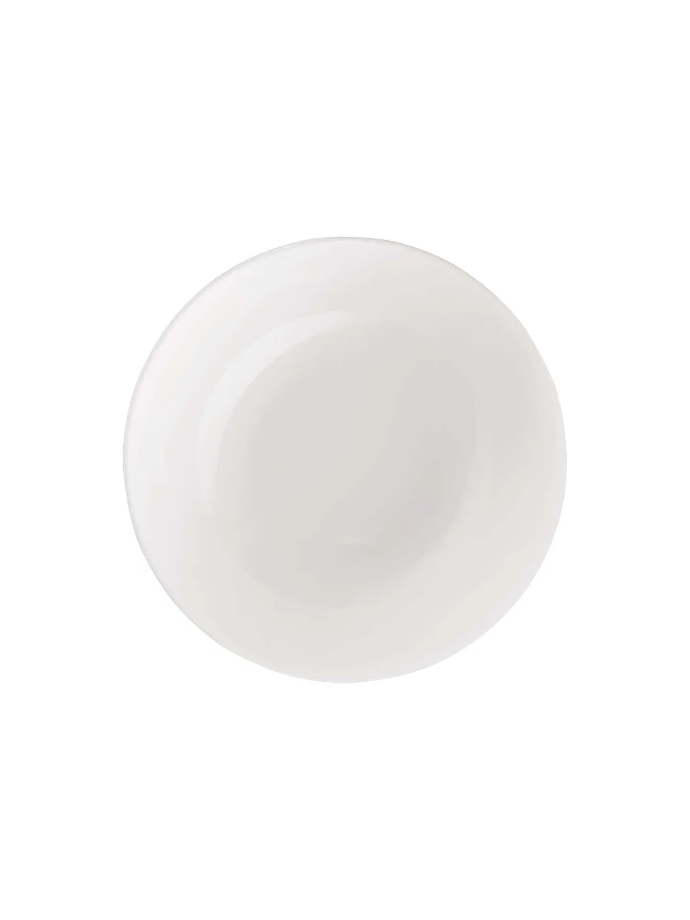Bowl with Clean Design - White, Vegan Leather