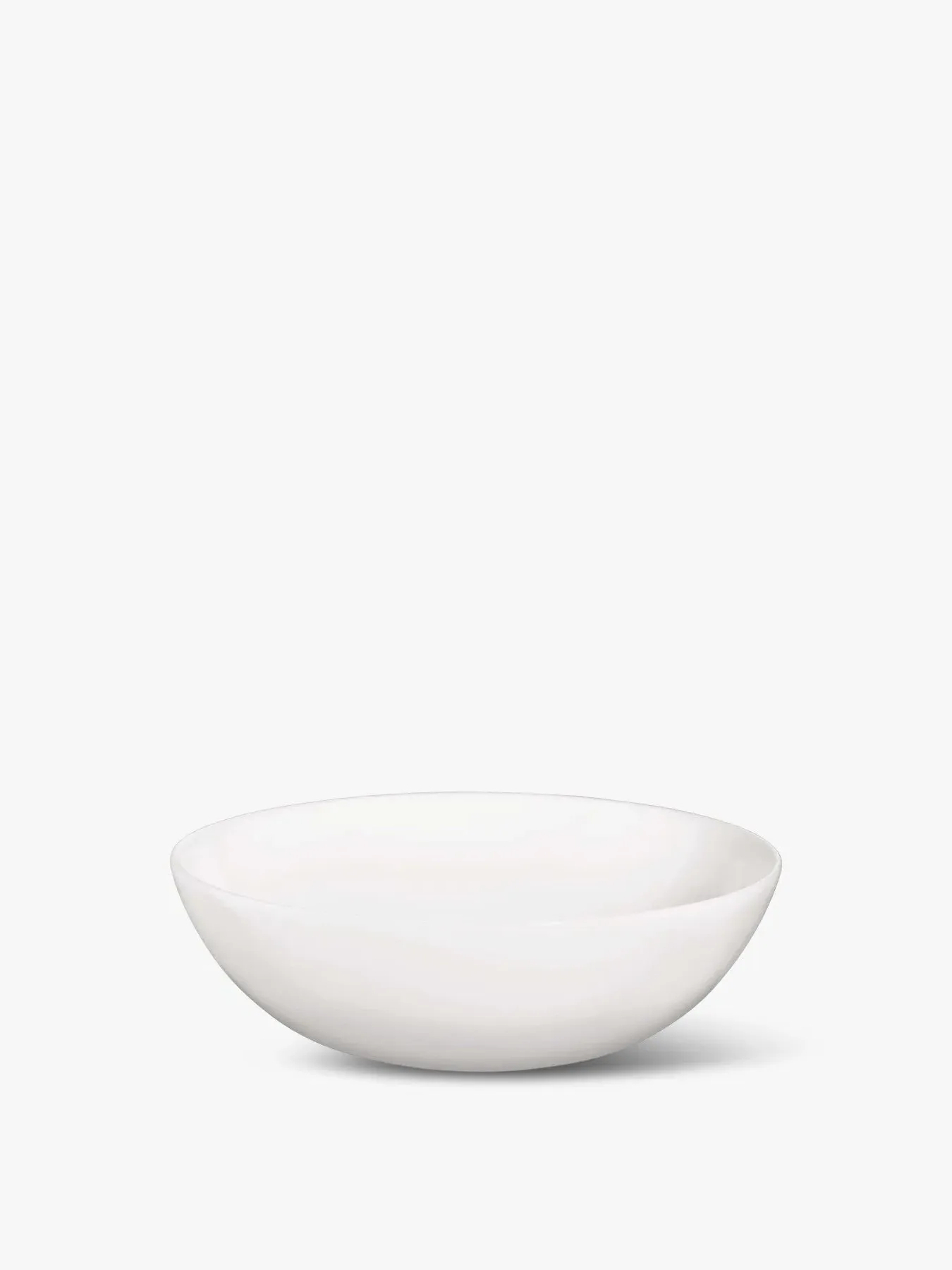 Bowl with Clean Design - White, Vegan Leather image