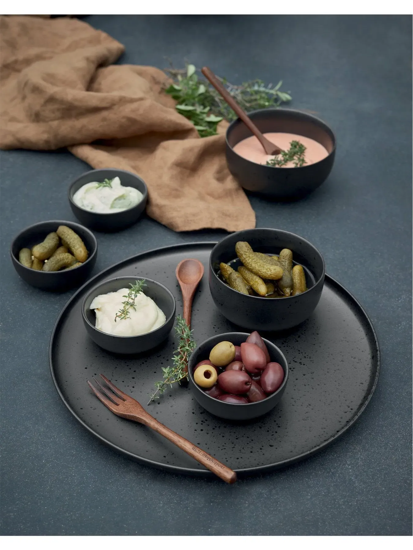 Cereal Bowl - Black, Porcelain