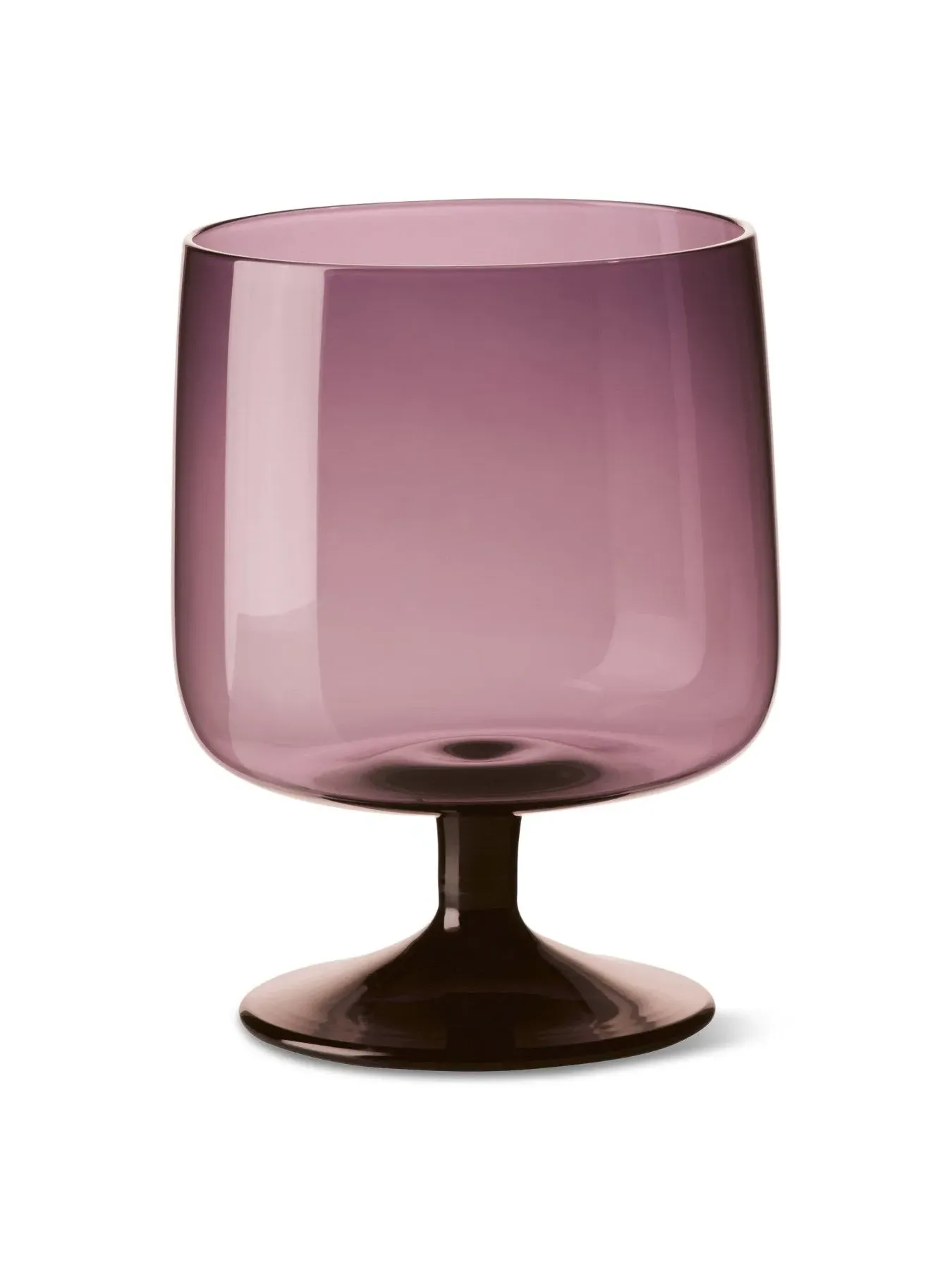 Short Stem Glass 200ml - Berry, Clear Glass image