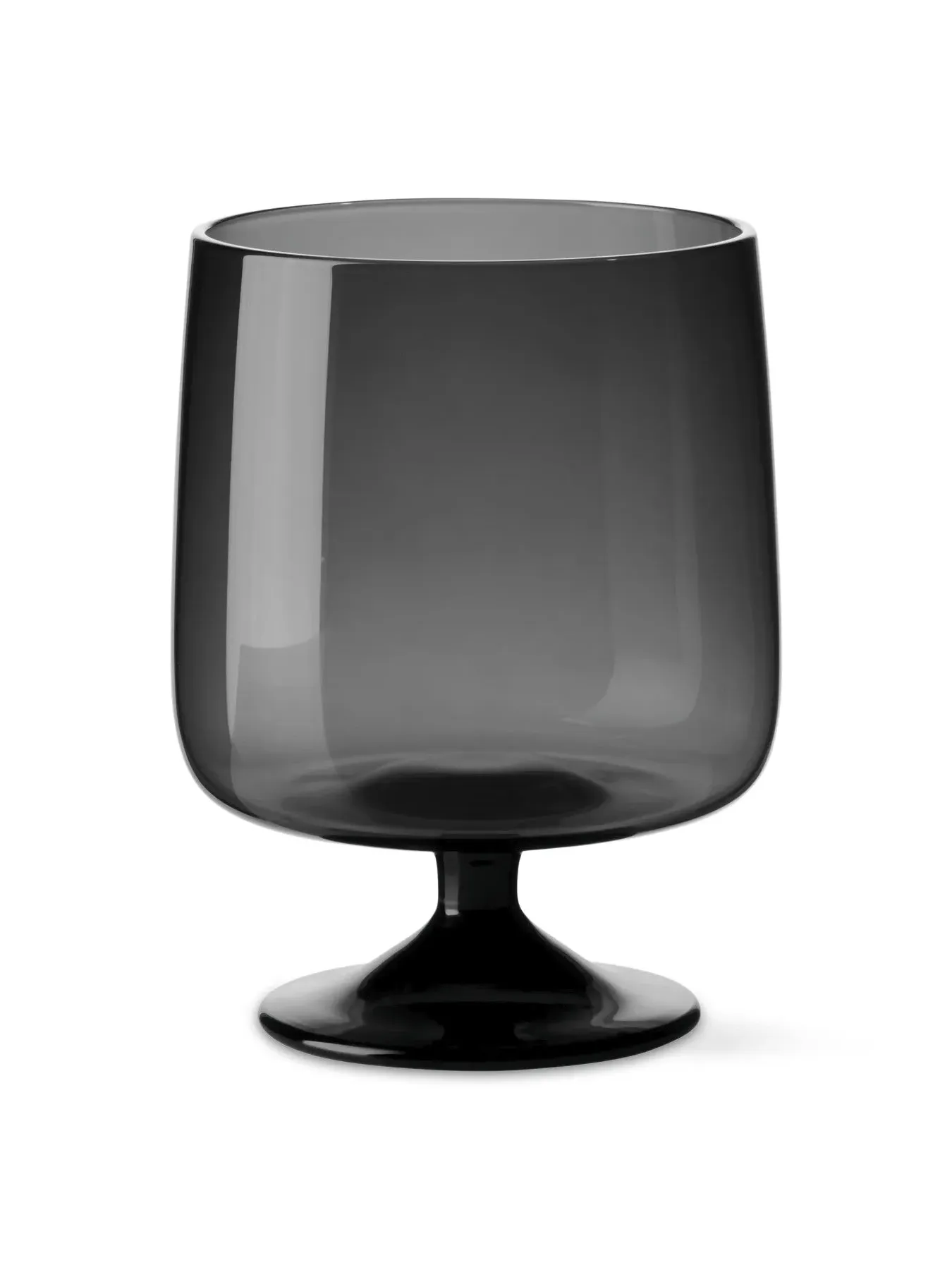 Short Stem Glass 200ml - Grey, Clear Glass image