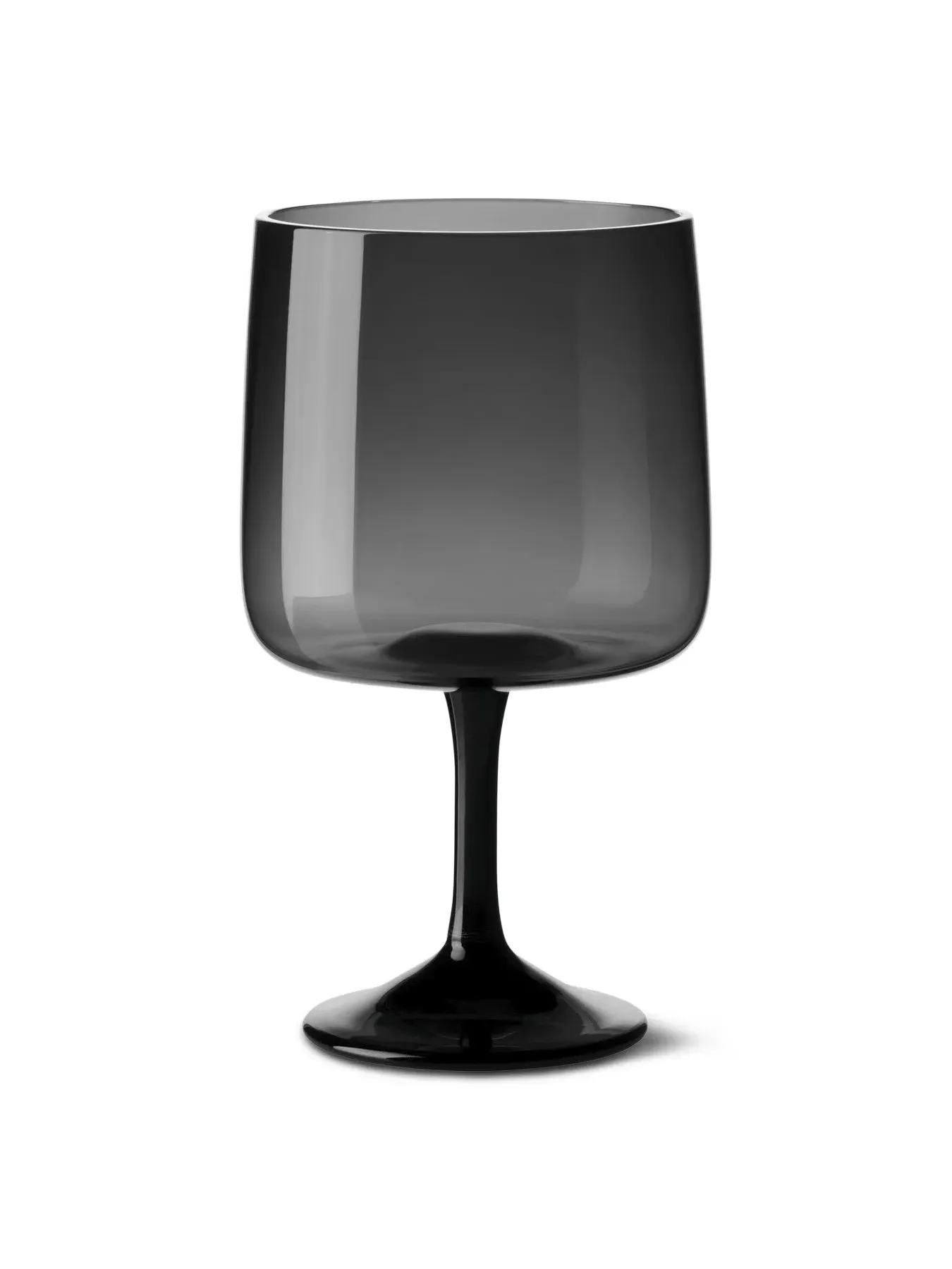 Tall Stem Glass 200ml - Grey, Clear Glass image
