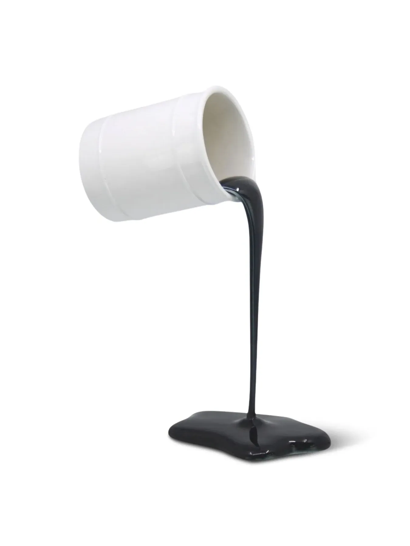 Paint Pot Sculpture - Black image
