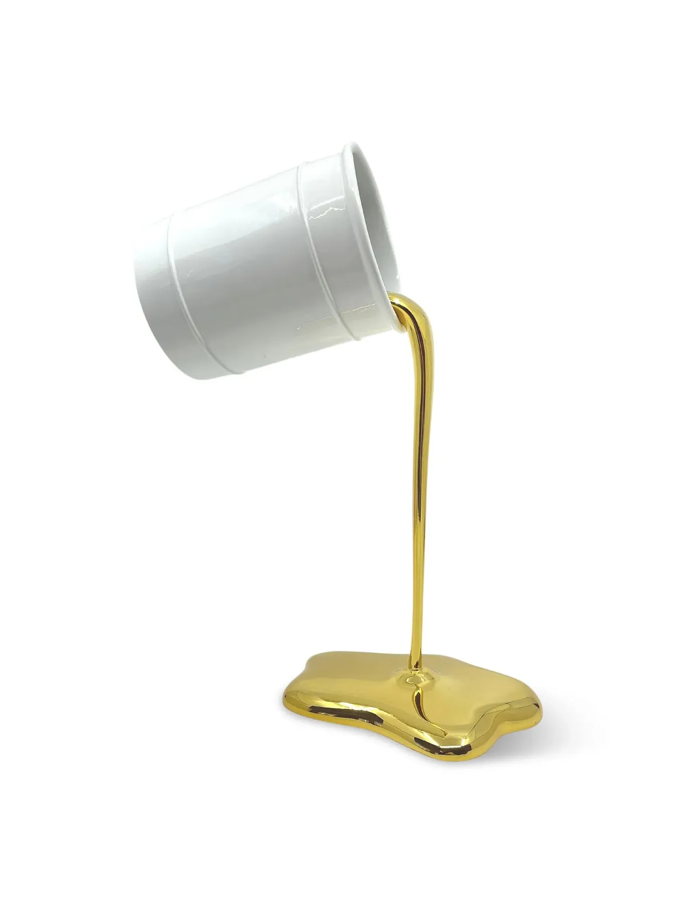 Paint Pot Sculpture - Gold image